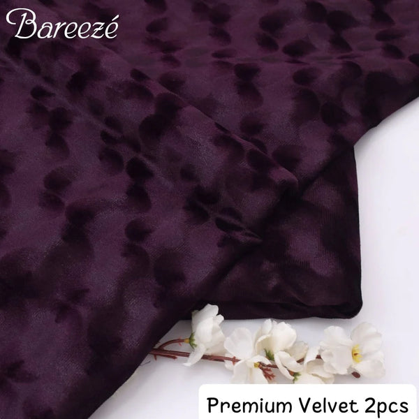 Premium Bareeze Velvet 2-Piece Unstiched