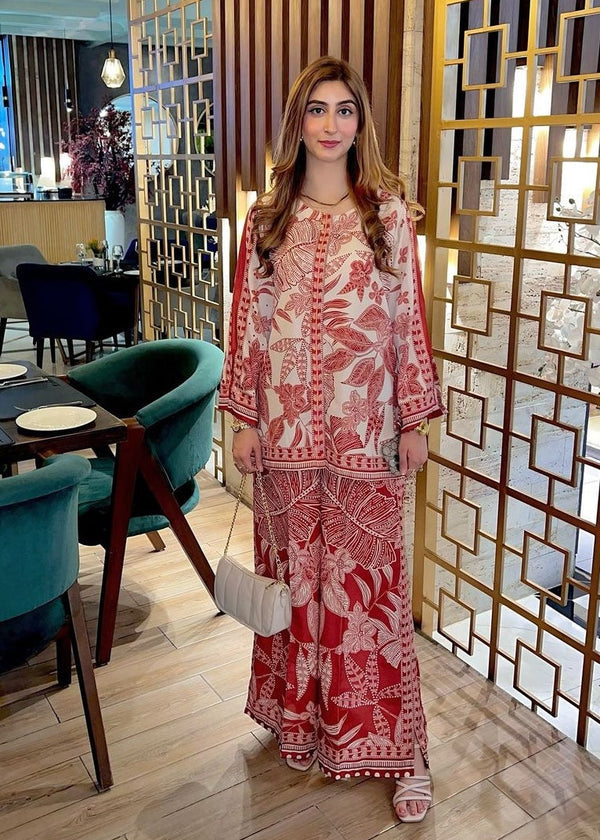 DIGITAL PRINT 3PC SILK UNSTITCHED SUIT 07