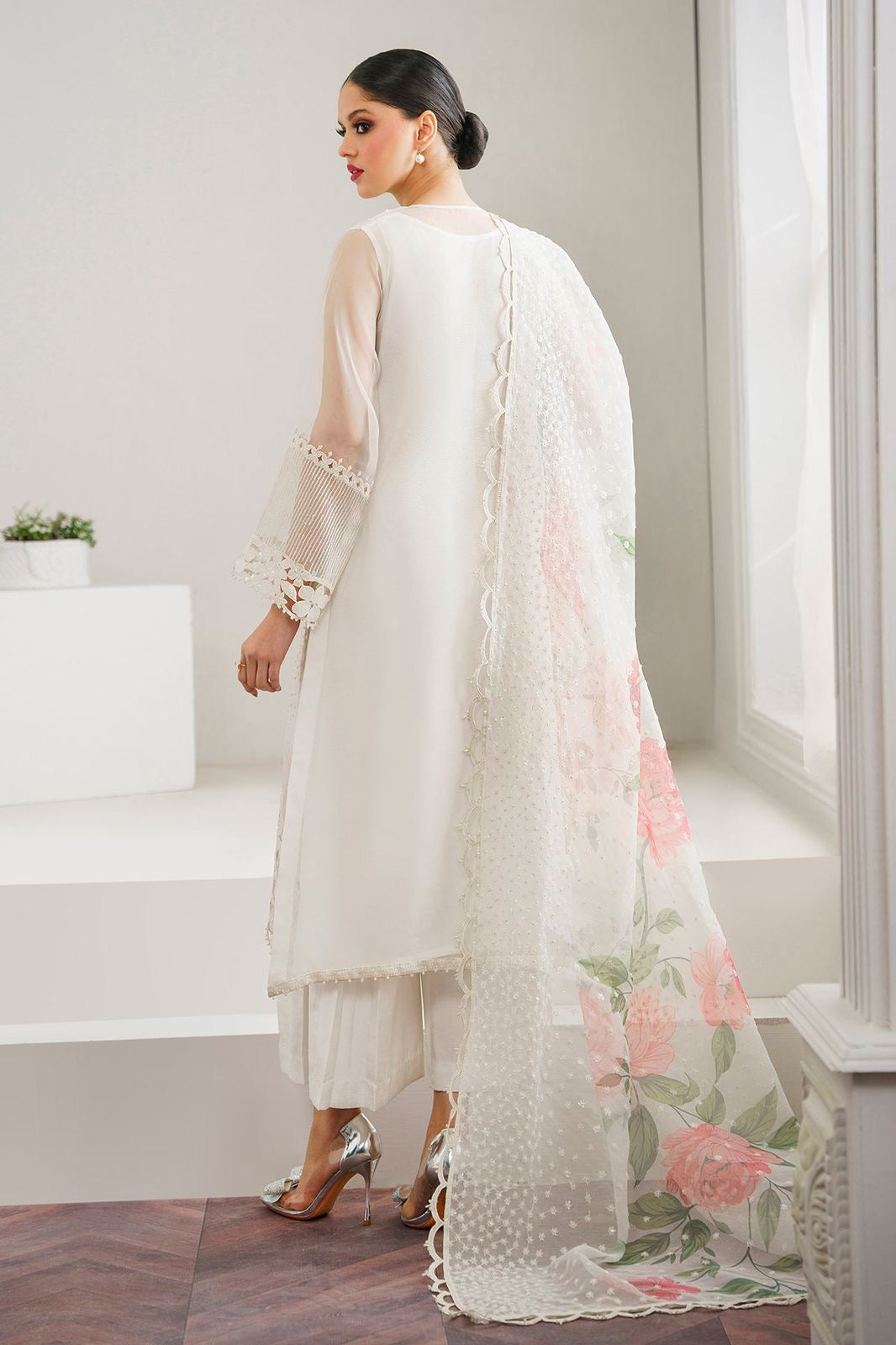 Baroque Organza Luxury Festive Article BQ-68-2