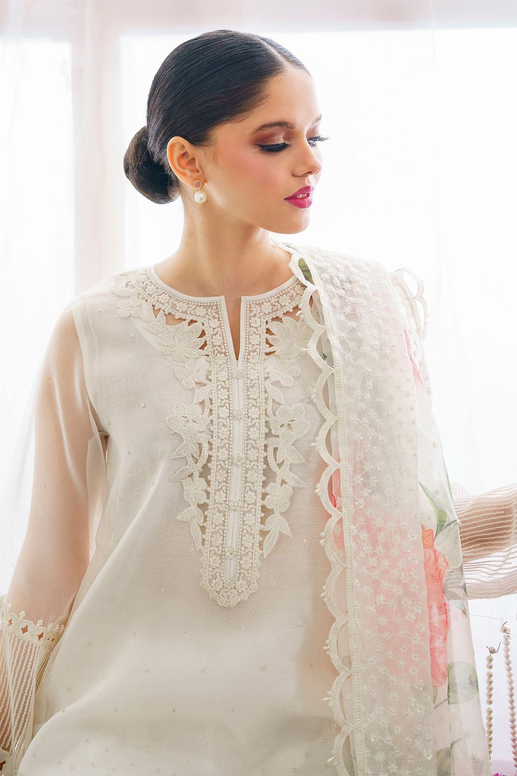 Baroque Organza Luxury Festive Article BQ-68-2