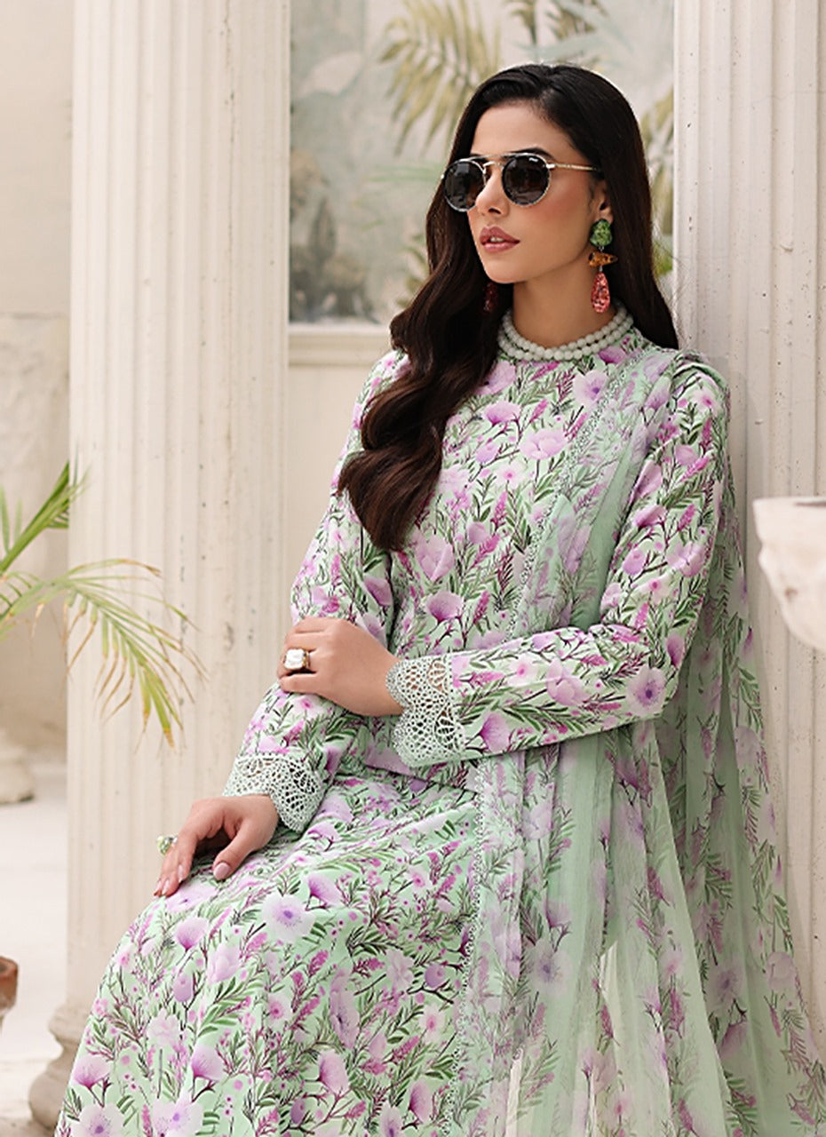 Bareeze Linen Allover 3 Piece