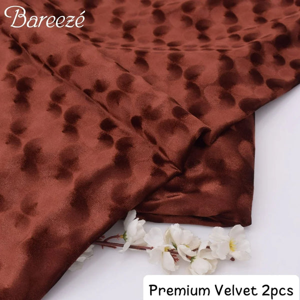Premium Bareeze Velvet 2-Piece Unstiched