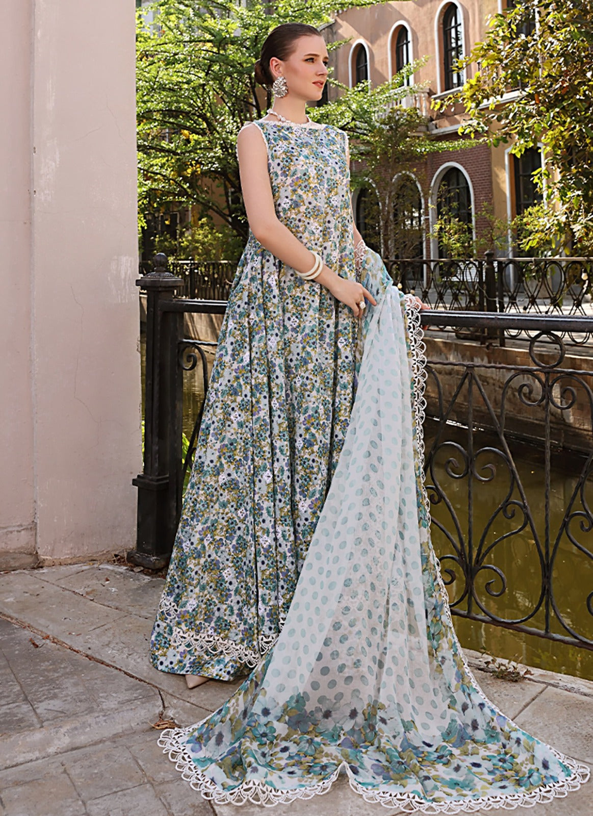 Bareeze Linen Allover 3 Piece