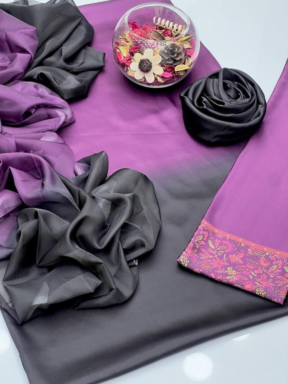 DIGITAL PRINT 3PC SILK UNSTITCHED SUIT 01