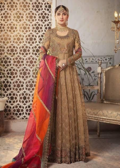 MARIA B WEDDING EDITION – LUXURY ORGANZA EMBROIDERED SUIT