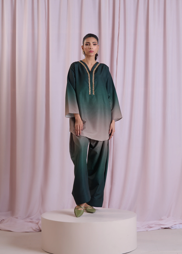 DIGITAL PRINT 3PC SILK UNSTITCHED SUIT 19