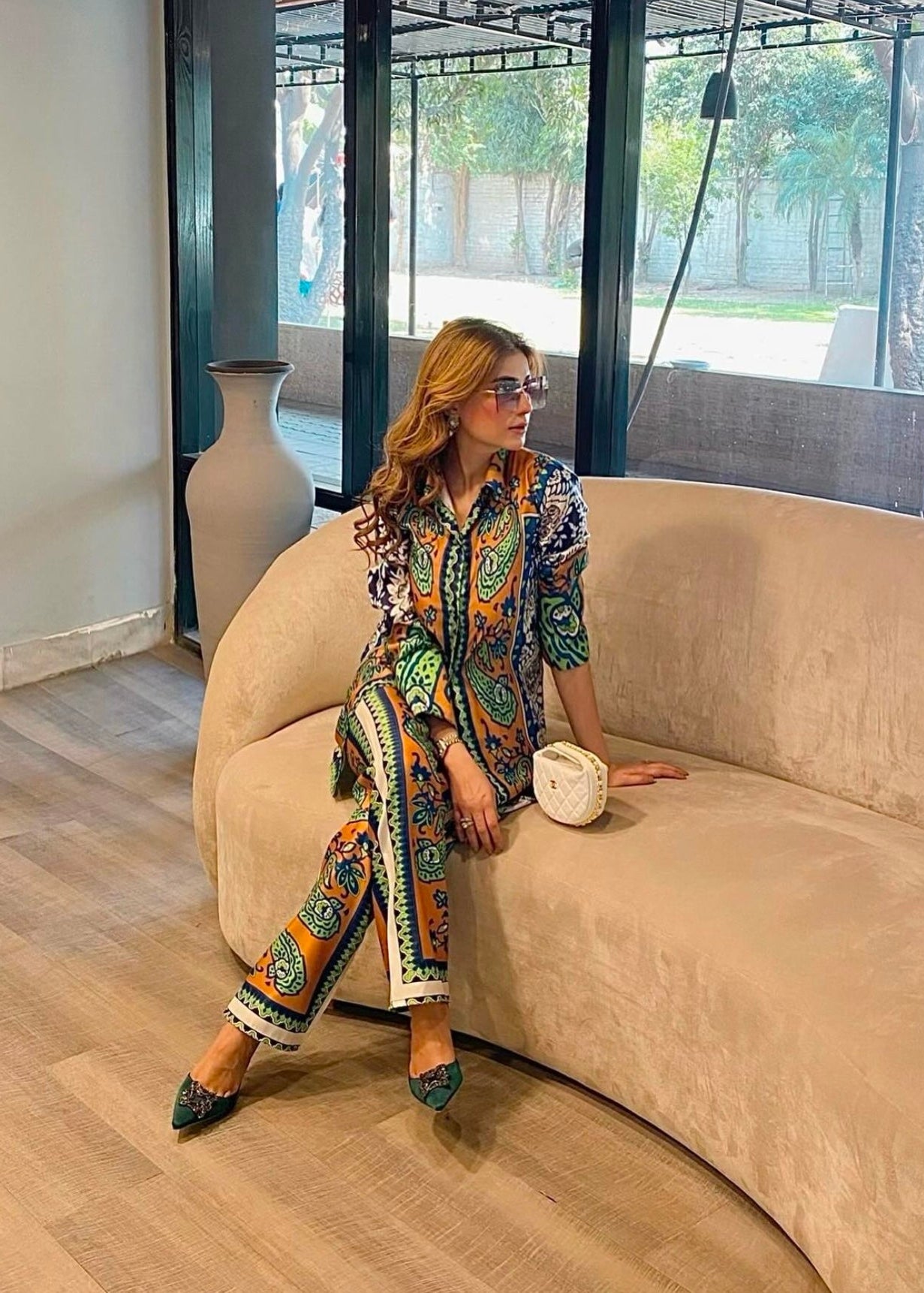DIGITAL PRINT 3PC SILK UNSTITCHED SUIT 27