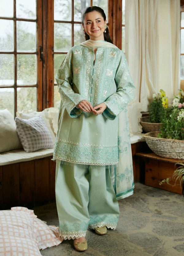 COCO - Winter 3PC Premium Air-Jet Dhanak Embroidered Suit