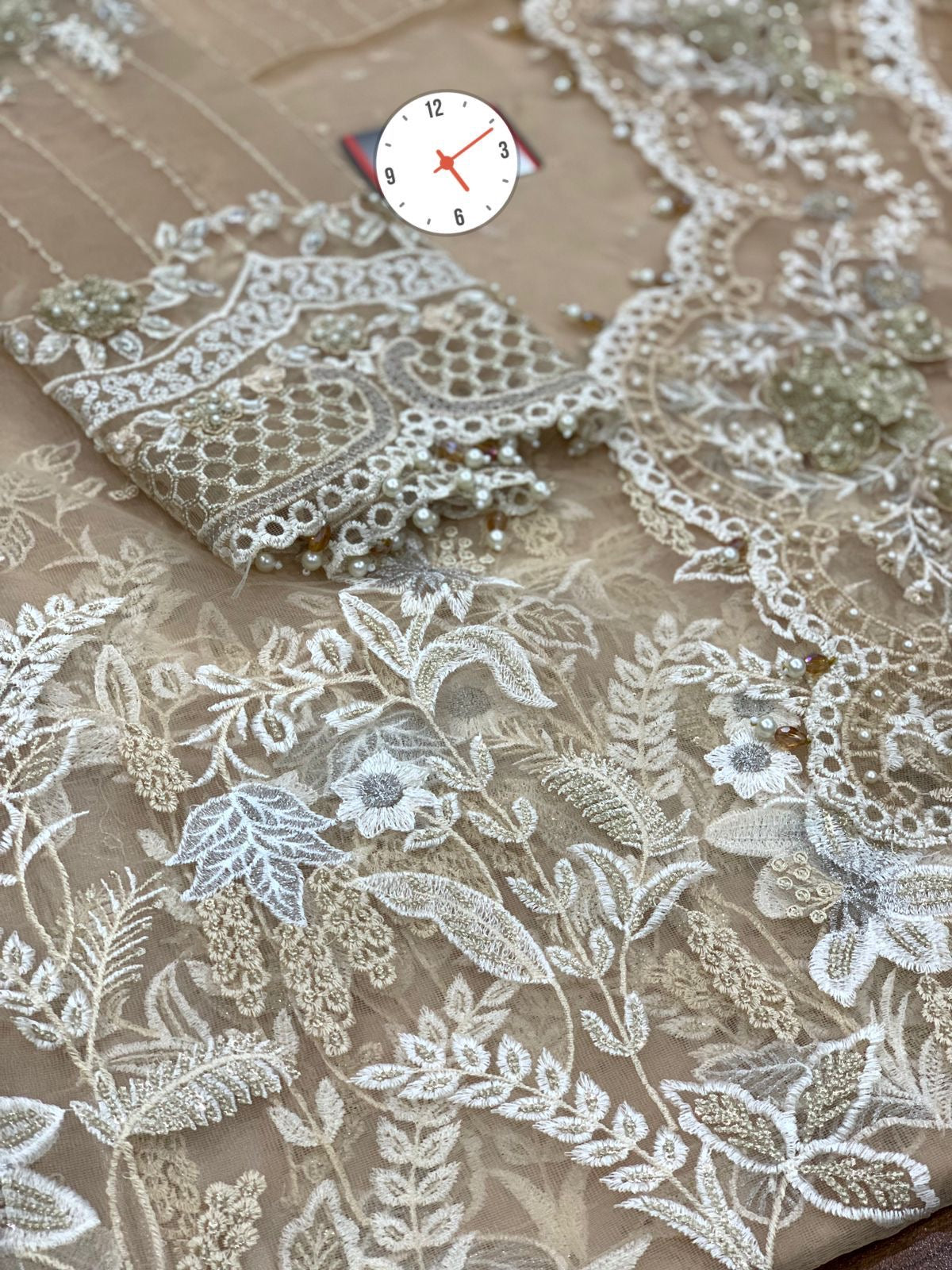 Maria B Skin Formal Saree Collection Net Replica