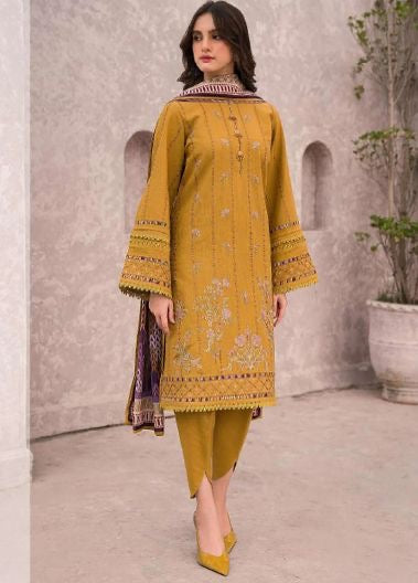 GRACE - Winter 3PC Premium Air-Jet Dhanak Embroidered Suit
