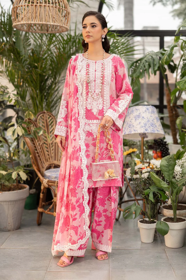 BAROQUE - 3PC ALLOVER PREMIUM SLUB KHADDAR COLLECTION