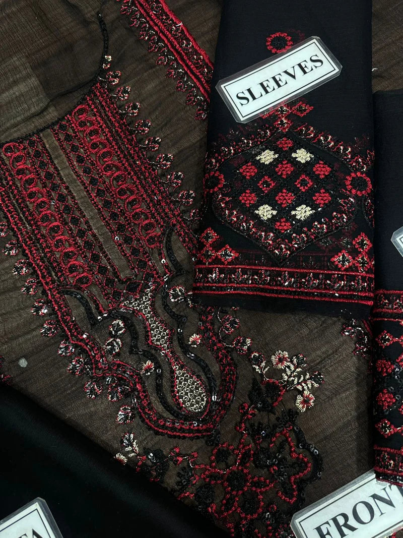 Noorma Kaamal Black Formal Collection Chiffon Replica